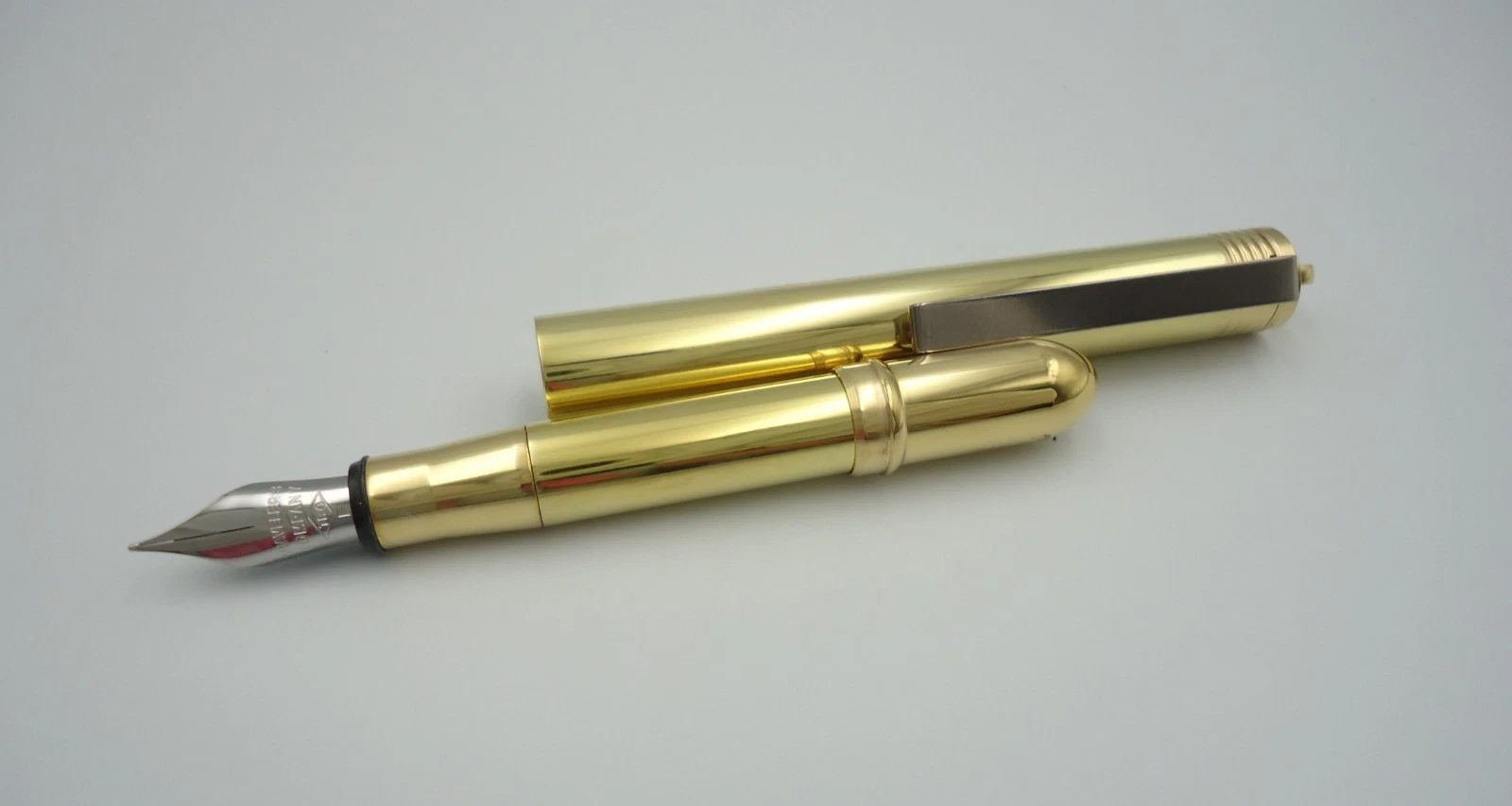 TRAVELER'S COMPANY Solid Brass Fountain Pen Fine Nib Made in Japan New image 10