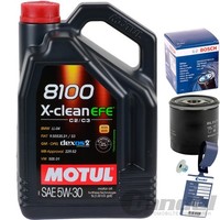 Bosch ÖLfilter 0451103370+MOTUL EFE 5W30 FüR Opel Astra G H Zafira A B Vectra C