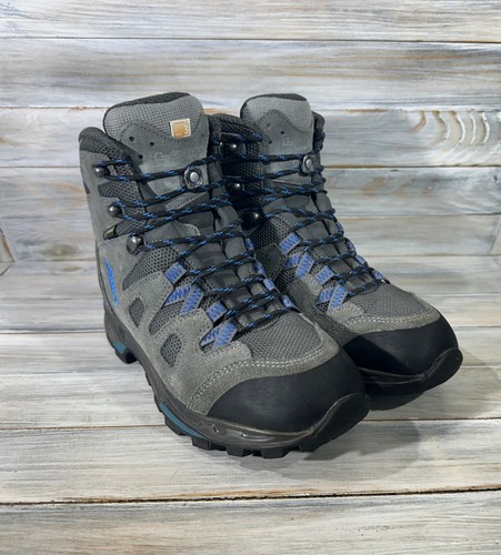 Lowa Khumbu 2 GTX WS Gore-Tex Botas para caminar para mujer gris azul al... - Imagen 14 de 24