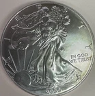 2000 American Eagle Walking Liberty Painted 1 Oz Fine Silver One Dollar Coin