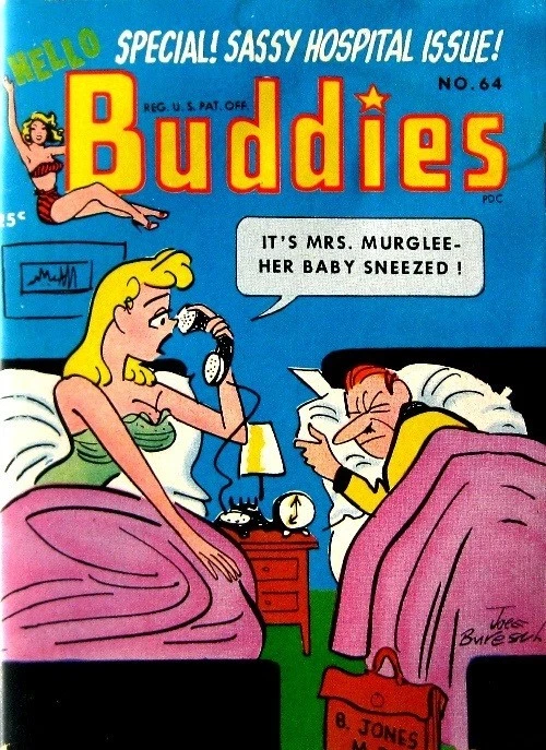HELLO BUDDIES #64, MARCH 1954, COMIC, SAMIA GAMAL, HARVEY, GOLDEN AGE DIGEST NM - Image 2 of 4