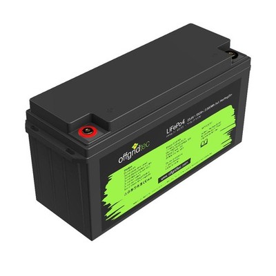 Akku LifePO4 2560Wh 25,6/100 25,6V 100Ah mit BMS und Heizmatte Offgridtec