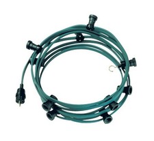 BACHMANN ohne Leuchtmittel Lichterkette grün 10,0 m, 250 W, 1 St.