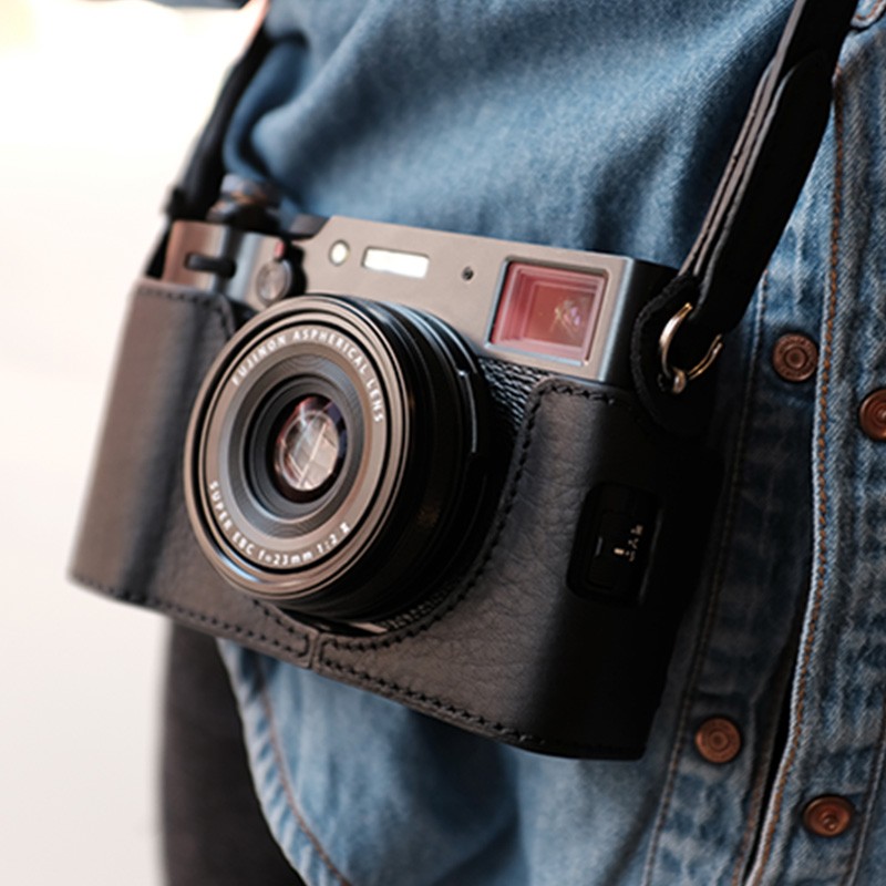 MUZIRI KINOKOO Fuji XT5 Case, Retro PU Leather Camera Case Bag Cover For Fuji Xt5 X T5 Dslr Camera Fuji Xt5 Case With Bottom Opening Version Shoulder Strap - View #11