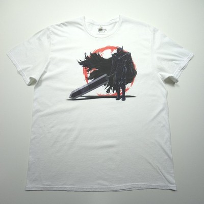 Berserk Mens Shirt XXL White Berserker Armor Guts Sword Graphic Anime Tee Casual