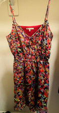 Red Spaghetti -Strap Madewell Dress. Size Small