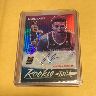 Panini NBA Hoops Premium Stock 2019-20 Rookie Ink Auto Cameron Johnson RI-CJO
