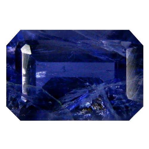 1.34 Ct Best (8 x 5 mm) Emerald UnHeated Bluish Violet Iolite Loose Gemstones