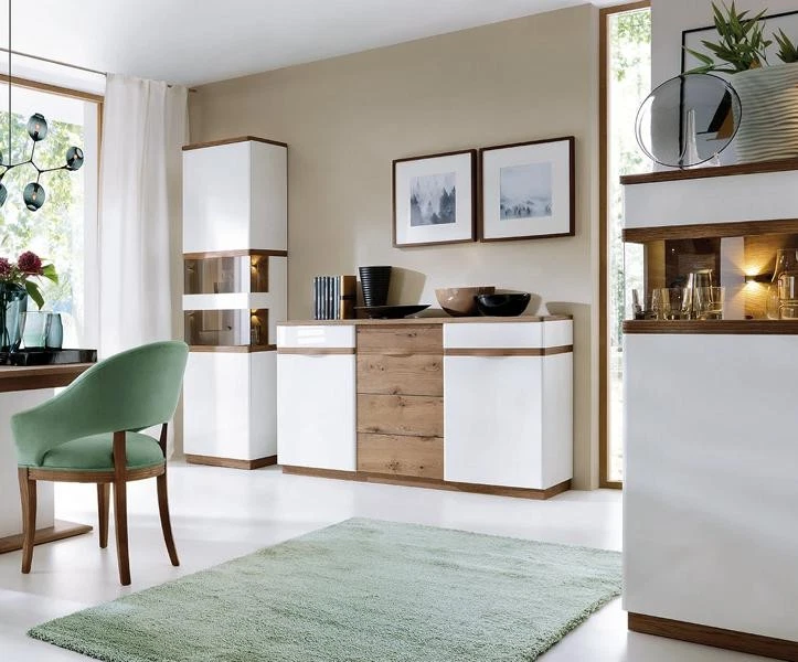 Esszimmer Set Sideboard Komplett Vitrine Luxuriöses Designer Einrichtung - Bild 1 von 1