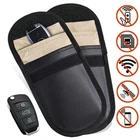 2 Pack Car Key Signal Blocker Case Faraday Cage Pouch Keyless RFID Blocking Bag