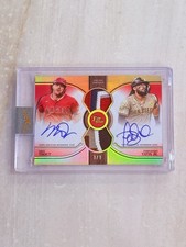 2025 Five Star Mike Trout/Fernando Tatis Jr Dual Auto Game Used Patch 1/1 SEALED