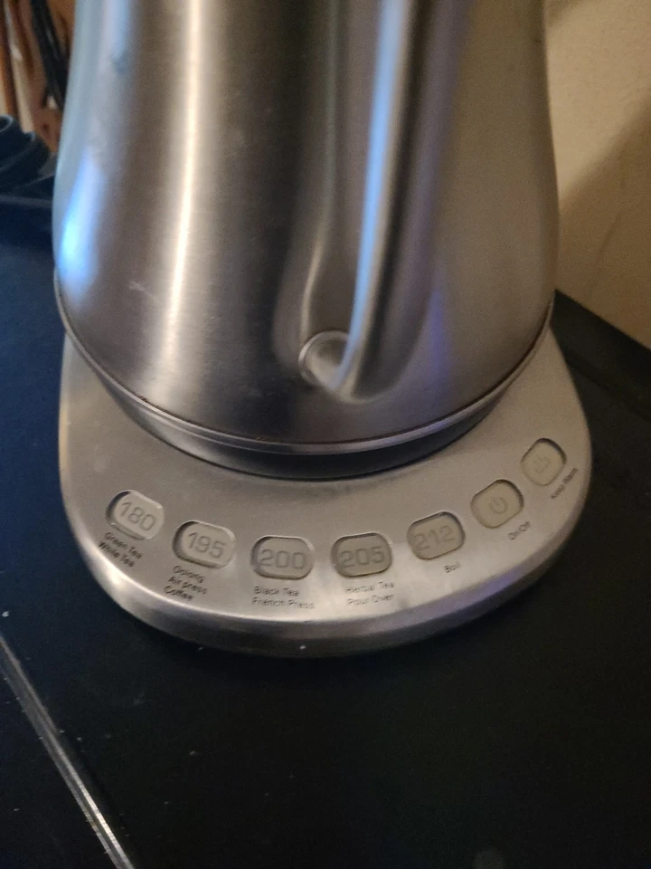 Hervidor eléctrico de cuello de ganso Willow & Everett con control de temperatura, 1L - plateado Foto 2 de 4