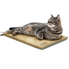 KH Pet Products Heated Cat Bed Pad for Indoor Cats, Thermo-Kitty Mat Calming ...