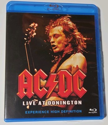 AC/DC: Live at Donington [Blu-ray]  Black Case Very Good Condition
