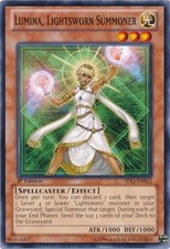 Lumina, Lightsworn Summoner - SDLI-EN012 - Common - 1st Edition - Heavily Played