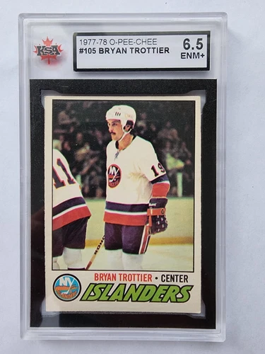 1977-78 Bryan Trottier OPC Card #105 KSA 6.5 ENM+
