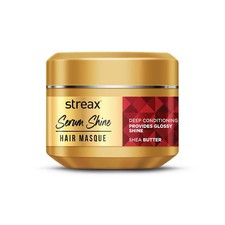 Streax Serum Shine Hair Mask 200gm - Deep Conditioning for Frizzy, Dry Hair