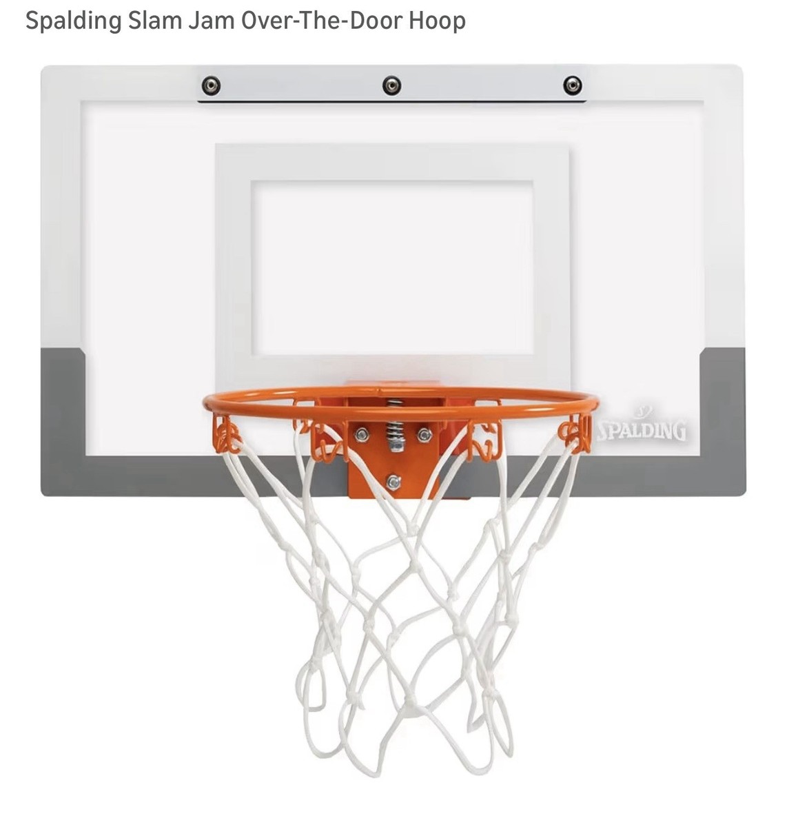Spalding NBA Slam Jam Over The Door Mini Basketball Hoop for sale