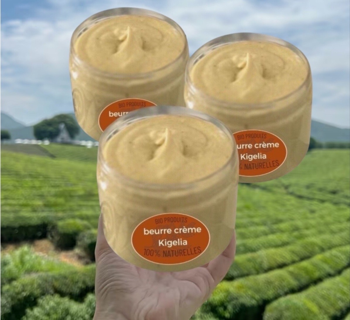 Crème kigelia africana formule Bangala Bazooka, soin corporel naturel intense, 3 x 100g