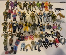 Lot of 29 vintage 1980s G.I. Joe action figures 17 Broken Figures Parts Animals