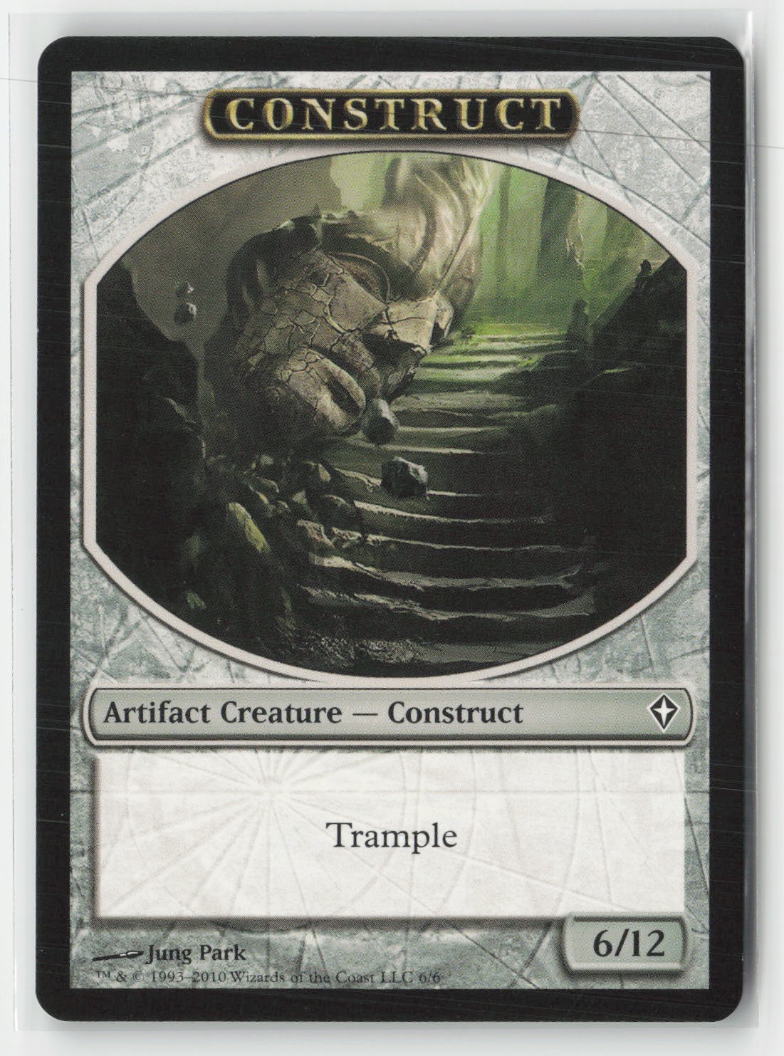 Construct Token 6 Token Worldwake Magic: The Gathering Near Mint