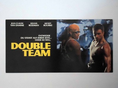 Double Team - Jean-Claude Van Damme - Einladungskarte/Pressevorführung