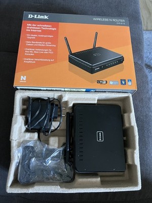 D-Link Wireless N Router DIR-615. Gebraucht. Schwarz. Guter Zustand. Mit OVP.