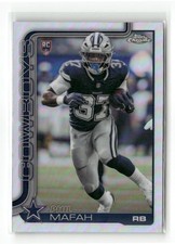 2025 Topps Chrome Phil Mafah Rookie #310 Refractor Dallas Cowboys RC