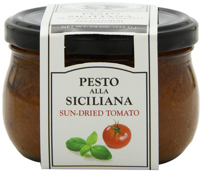 Pesto Alla Sicilana Sauce, Sun Dried Tomato, 7.9 Ounce (Pack of 6)