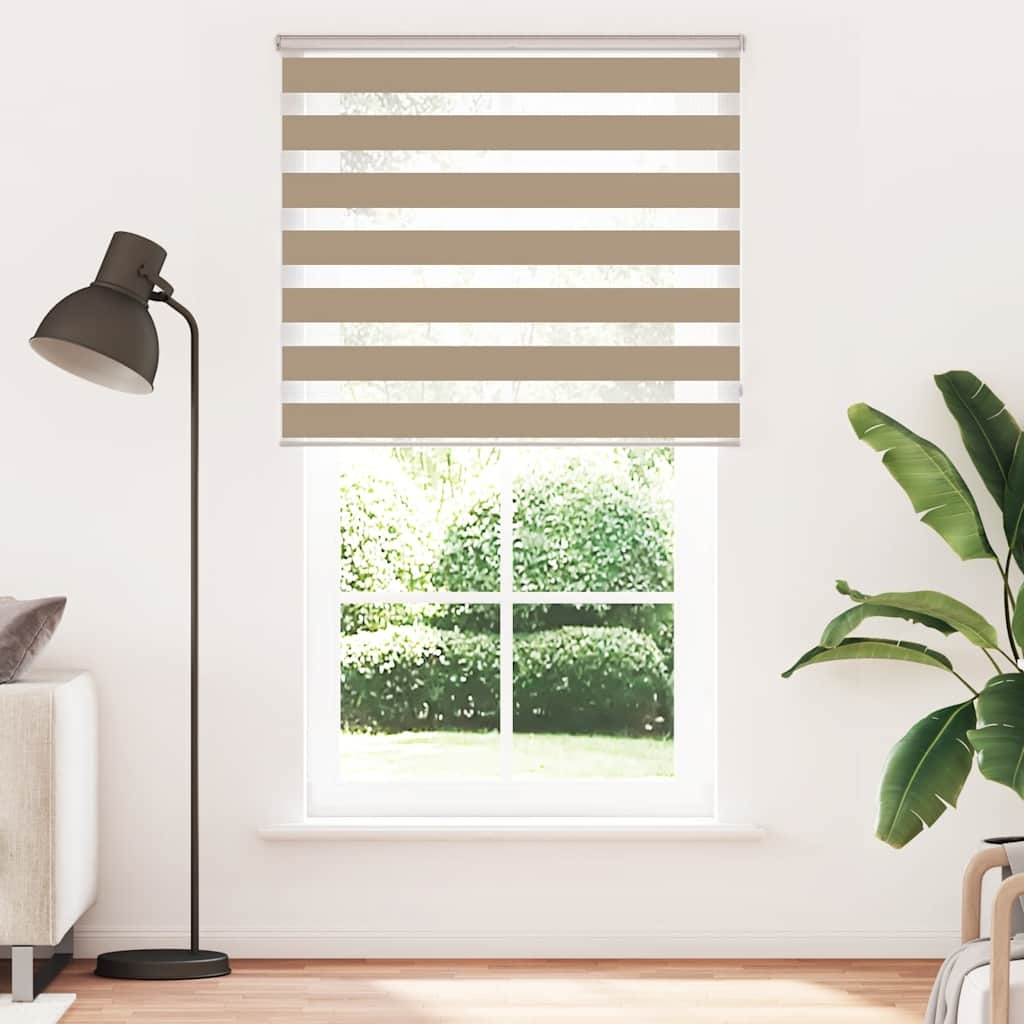 Tenda a Rullo Zebra 120,9 cm - Tessuto Poliestere Giorno e Notte