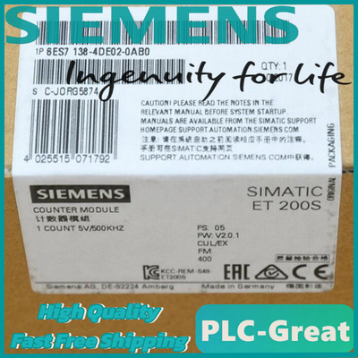 1P New Boxed SIEMENS 6ES7138-4DE02-0AB0 / 6ES7 138-4DE02-0AB0 #VIP Top-Seller
