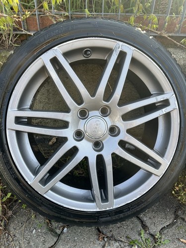 4 CERCHI IN LEGA ORIGINALI PER AUDI DA 18" Perfettamente Dritti - Foto 4 di 5