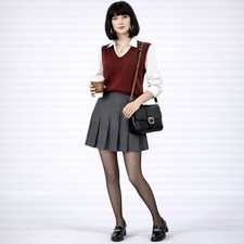 Vintage 60s Jantzen Scotch Tumbler Unisex Unisex Knit Burgundy Sweater Vest M