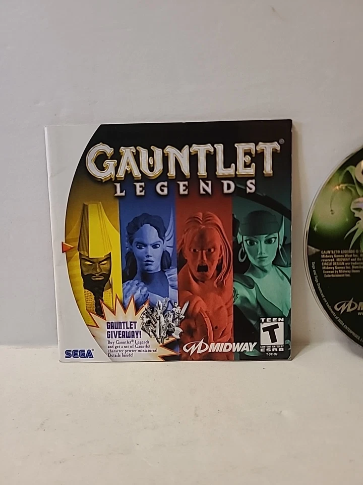 Gauntlet Legends (Sega Dreamcast, 2000) Juego y Manual Foto 2 de 4