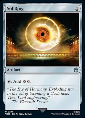  1x Sol Ring - Foil - MTG Doctor Who - NM-Mint, English 