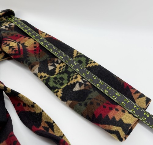 Pendleton Azteken Schalkragen Gürtel Decke Mantel Jacke 100% Schurwolle Large - Bild 6 von 8