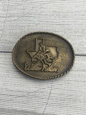 Willie Nelson Texas Belt Buckle Solid Brass Frank Brothers