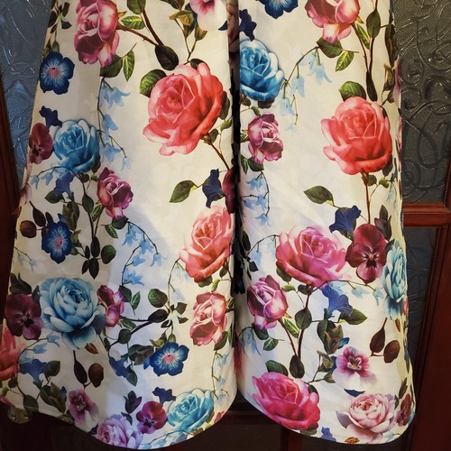 Monsoon Kleid Blumen Rosen gefüttert Mädchen Kinder 12-13 Jahre Top Zustand - Bild 14 von 20