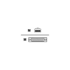 Digi RJ45 to DB25 Cable - RJ-45 Male - DB-25 Male - 4ft 76000195 