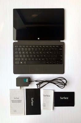 Microsoft Surface RT 2GB/64GB, 10.6in, WiFi - Very Good cond w/keyboard-touchpad
