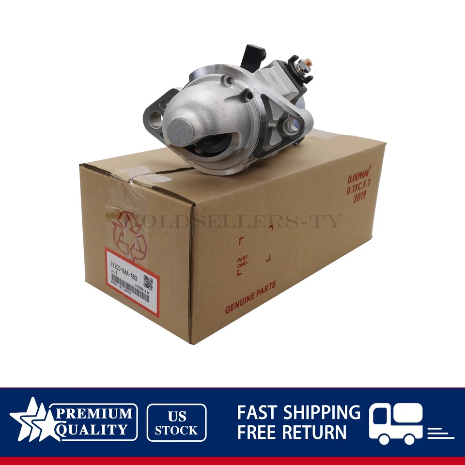 Starter 31200-RAA-A53 Fits For 2003-2006 Honda Accord Element Acura TSX Foto 3 de 4
