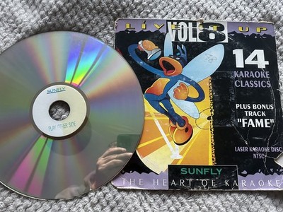Laserkaraoke Sunfly NTCS Live Fame laser karaoke disc select 14x classics Songs