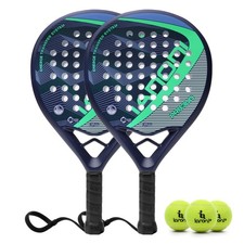 Padel Racket Carbon Fiber Surface with EVA Memory Flex Foam Core Padel Tennis...