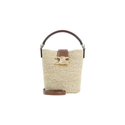 CELINE Louise Natural/Tan Bucket Bag New & Authentic