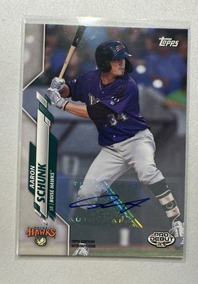2020 Topps Pro Debut - Aaron Schunk #PD-101 (RC)