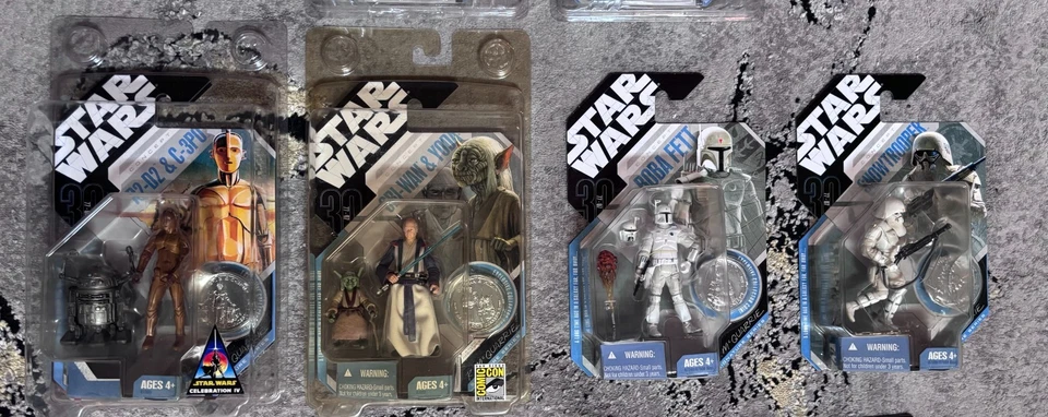 Star Wars Saga Collection McQuarrie Concept Series Action Figures Lot of 10 NEW - Image 3 of 4