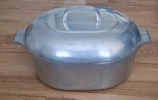 Vintage Magnalite 4265M Wagner Ware Sidney-0- Dutch Oven Roaster w/ Lid & Trivet