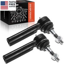 2 X 5.520 Inch Front Outer Tie Rod Ends, Compatible with Chevy GMC Cadilla