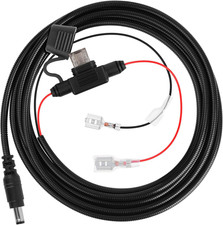 4.0X1.7Mm DC Plug Trail Camera Battery Power Cable Chew Proof Include 2Amp Fuse