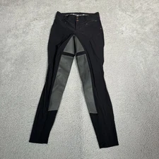Kerrits Pants Womens Small Black Breeches Knee Patch Riding Equestrian Pull On
